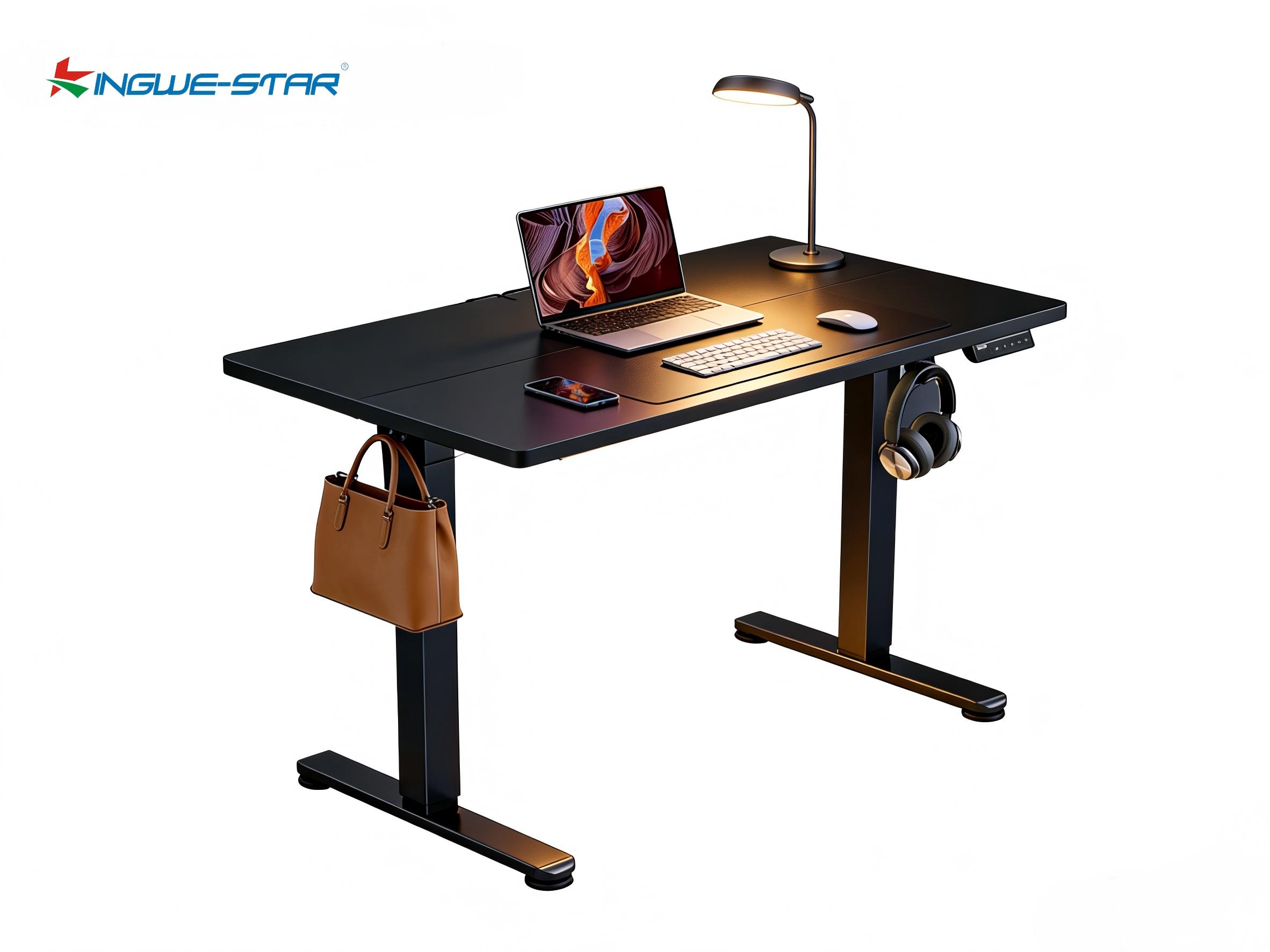 electric standing desk with drawers